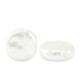 Perlas de agua dulce de imitación moneda 8x8mm - Blanco